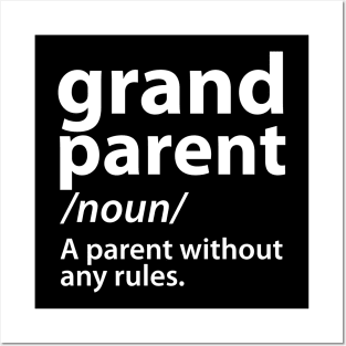 Grandpa Quote Grandparent Definition Posters and Art